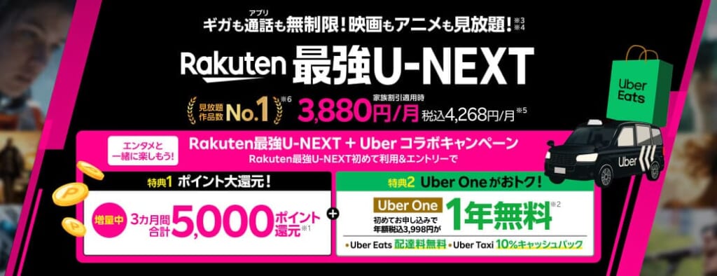 Rakuten最強U-NEXT