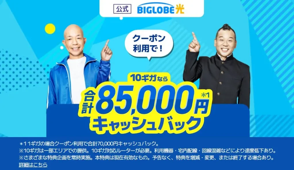 ビッグローブ光