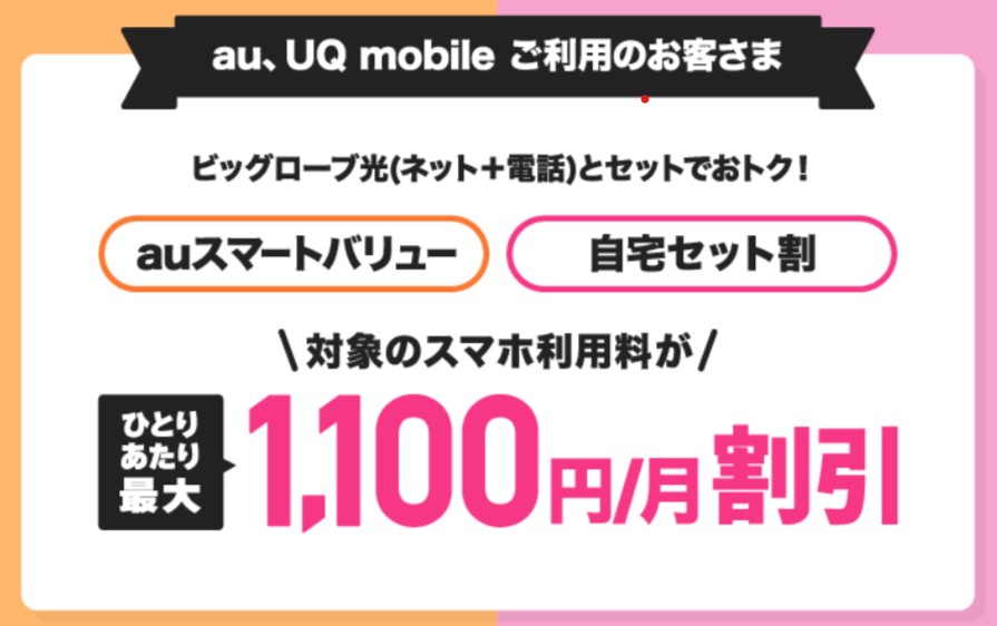 ビッグローブ光のセット割