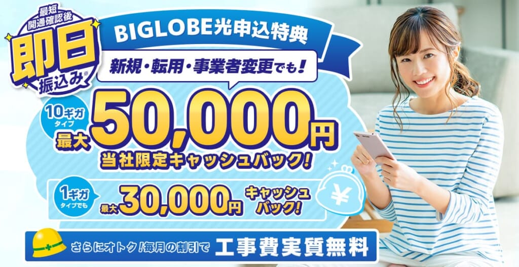 ビッグローブ光 アウンカンパニー