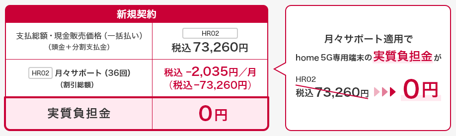 ドコモ home 5G