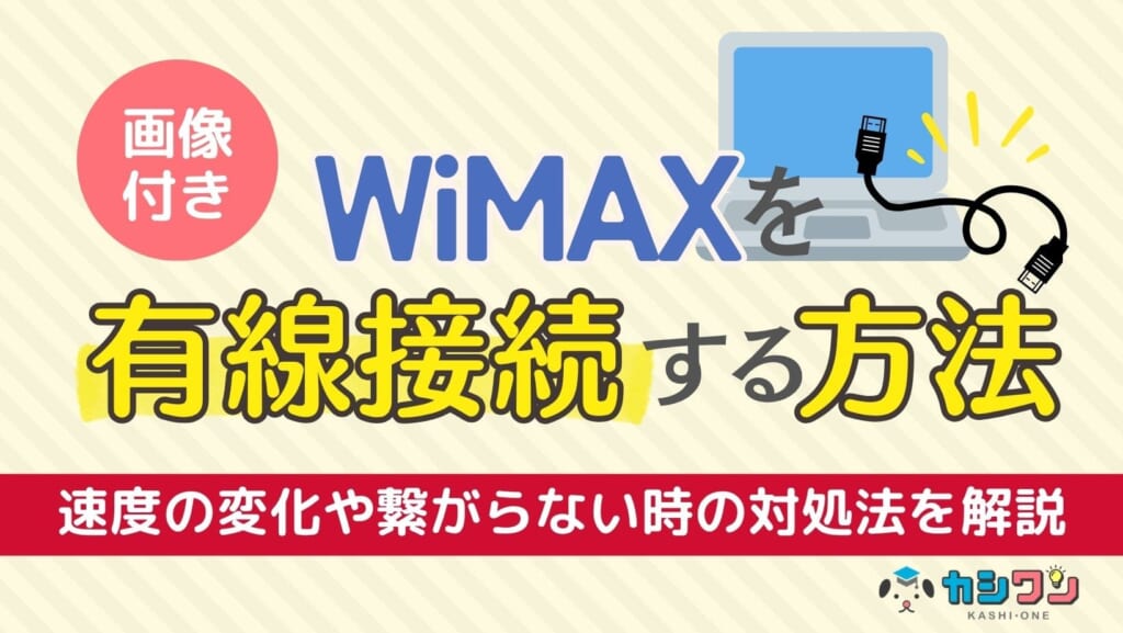 WiMAX 有線接続